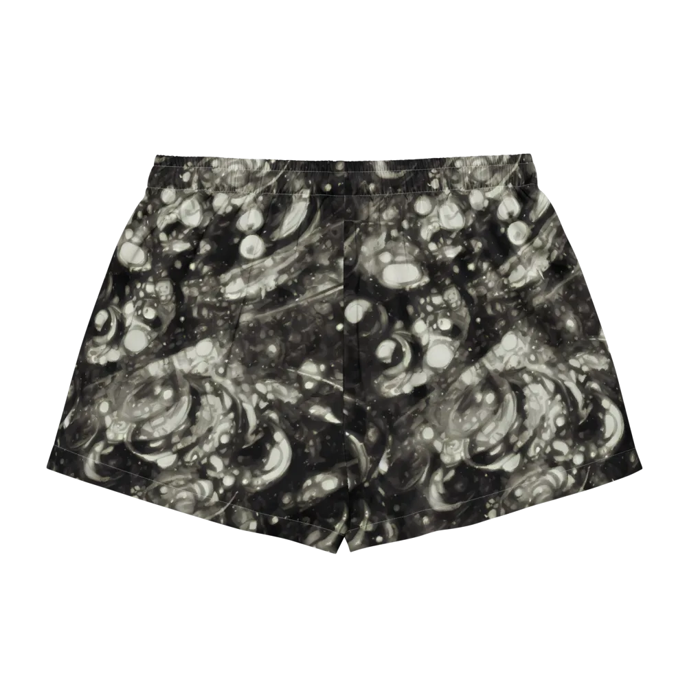 Lunar Molten on Women's Pajama Shorts — Back