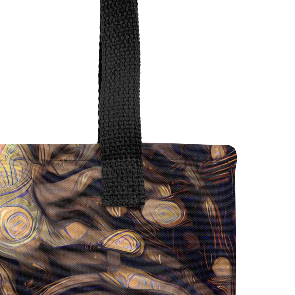 Midnight Tree Rings on Tote Bag — Product details