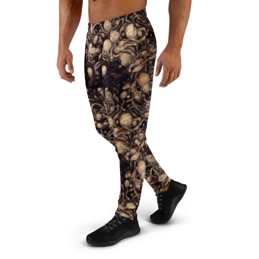 Midnight Tree Rings on a Men's Joggers