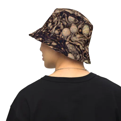 Midnight Tree Rings on a Reversible Bucket Hat