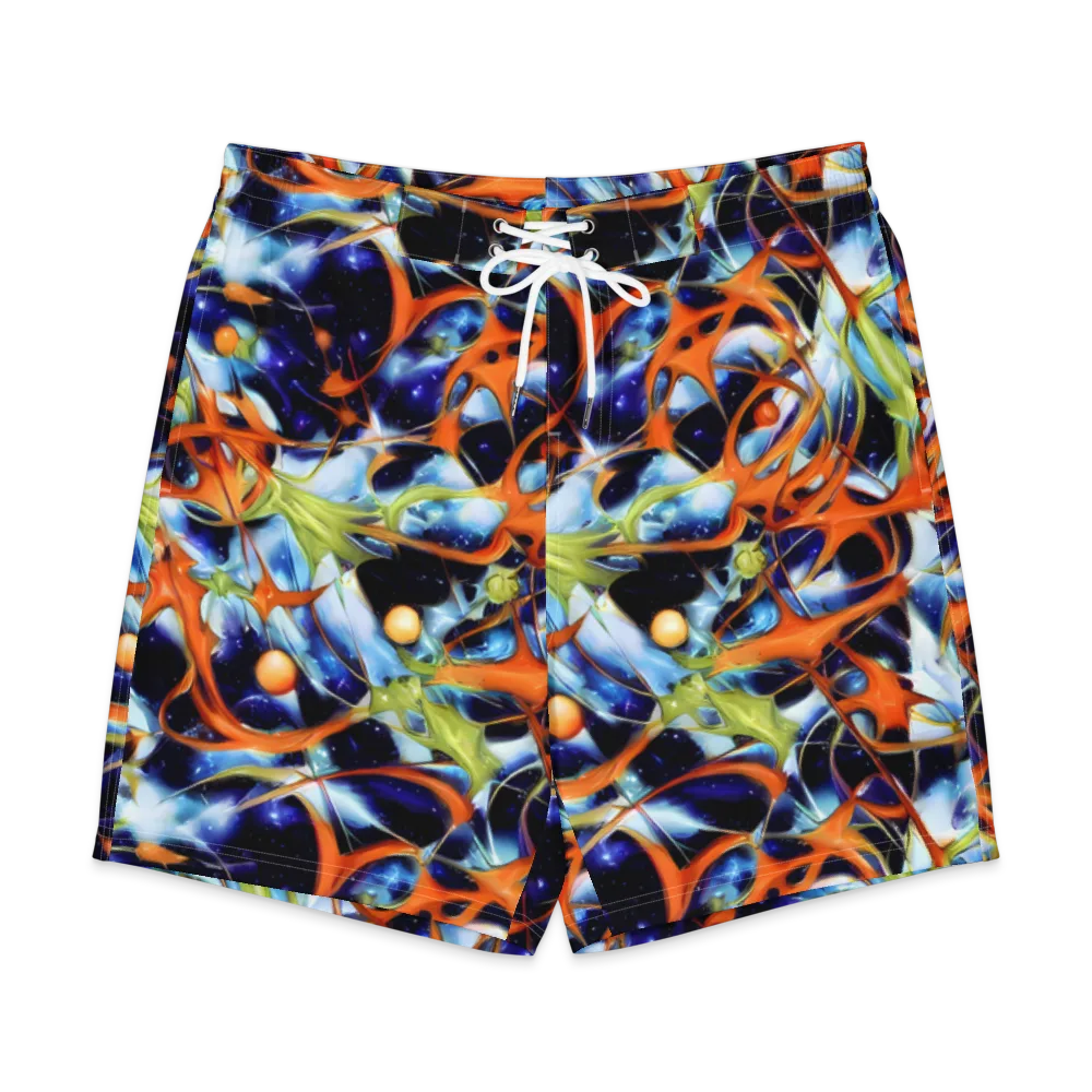 Astral Citrus on Men's Board Shorts — Front
