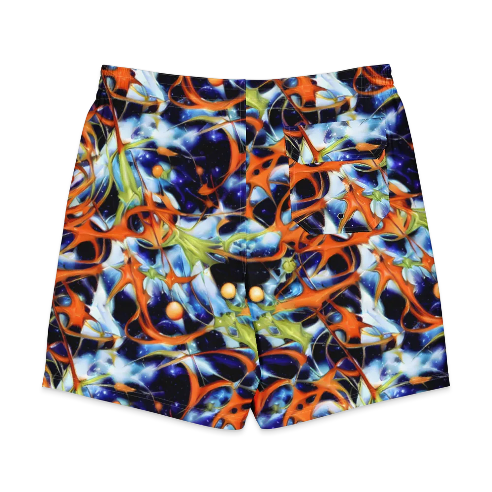 Astral Citrus on Men's Board Shorts — Back