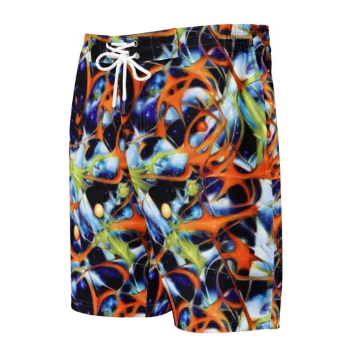 Astral Citrus on a Men's Board Shorts
