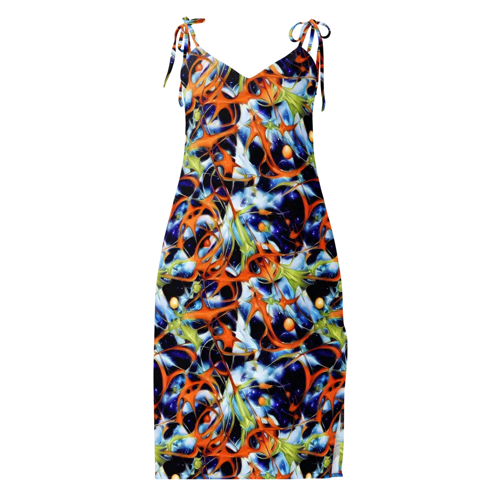 Astral Citrus on Slip Dress — Front