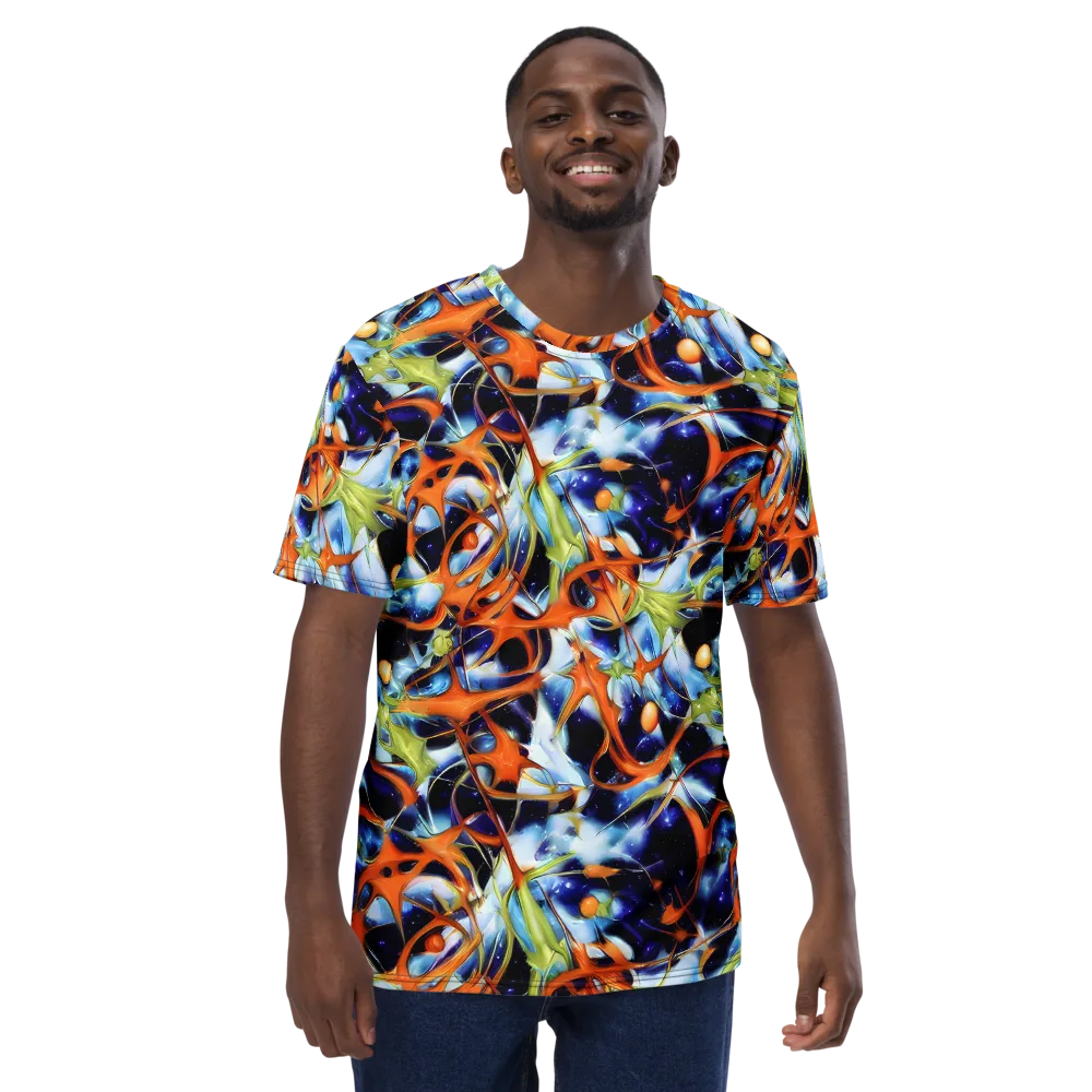 Astral Citrus on Men's Crew Neck T-Shirt — Front