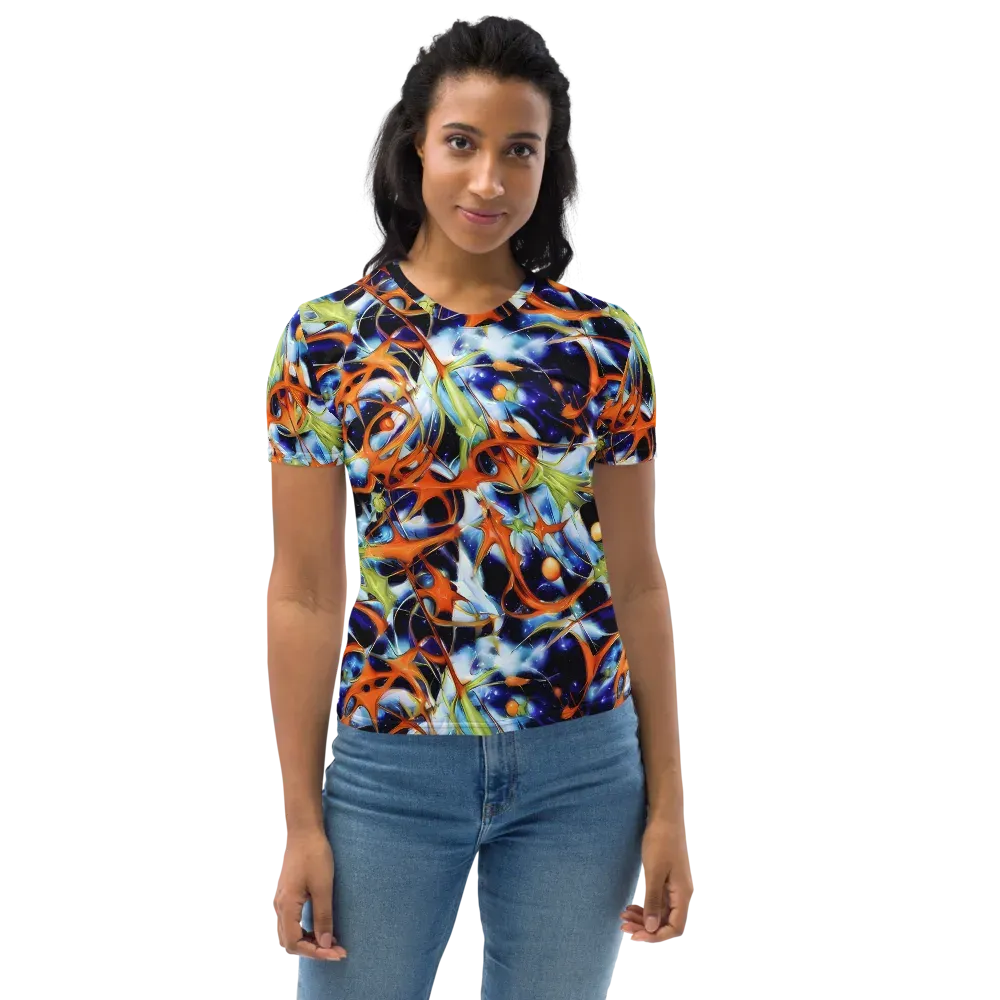 Astral Citrus on Women's Crew Neck T-Shirt — Front