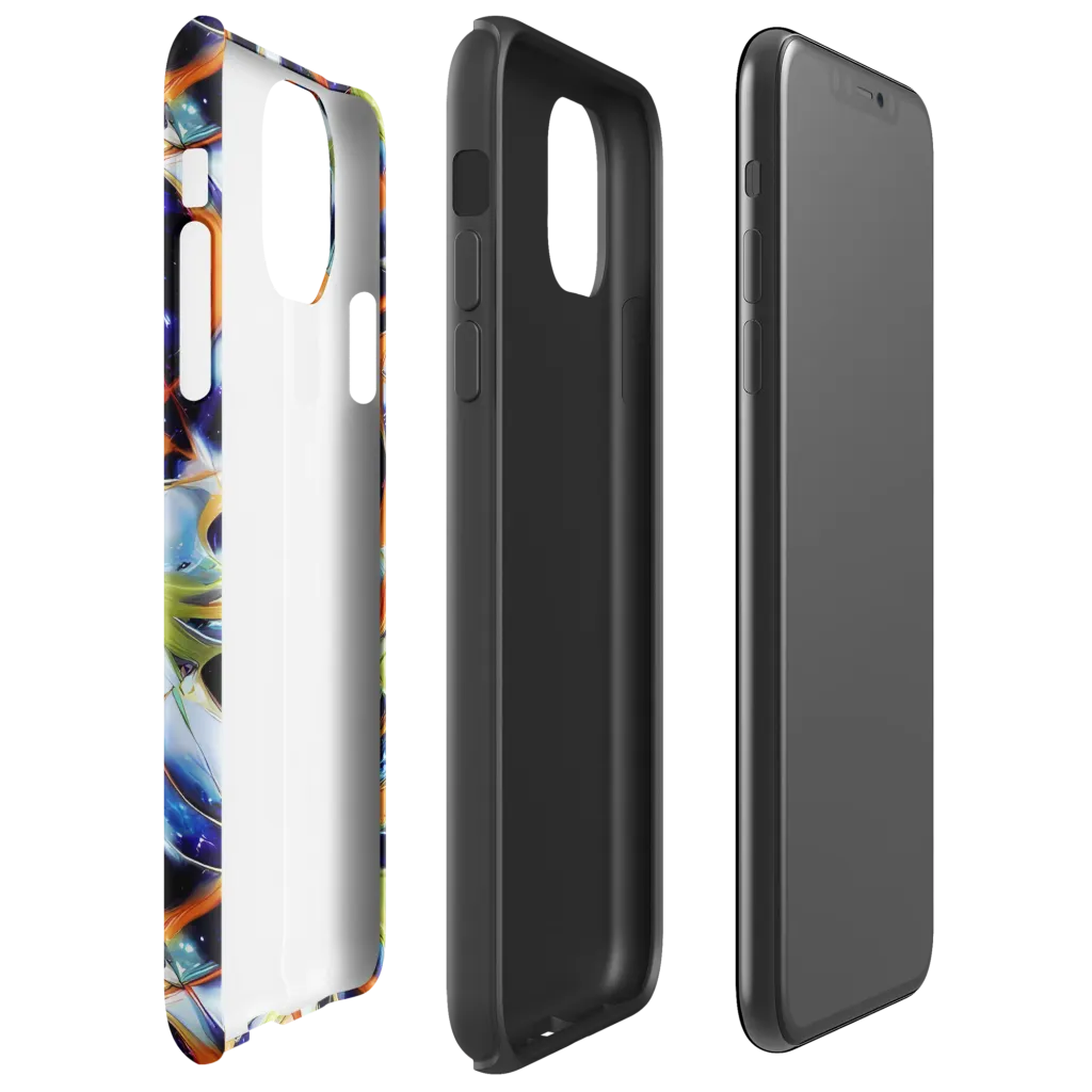 Astral Citrus on Tough Case for iPhone® — Right