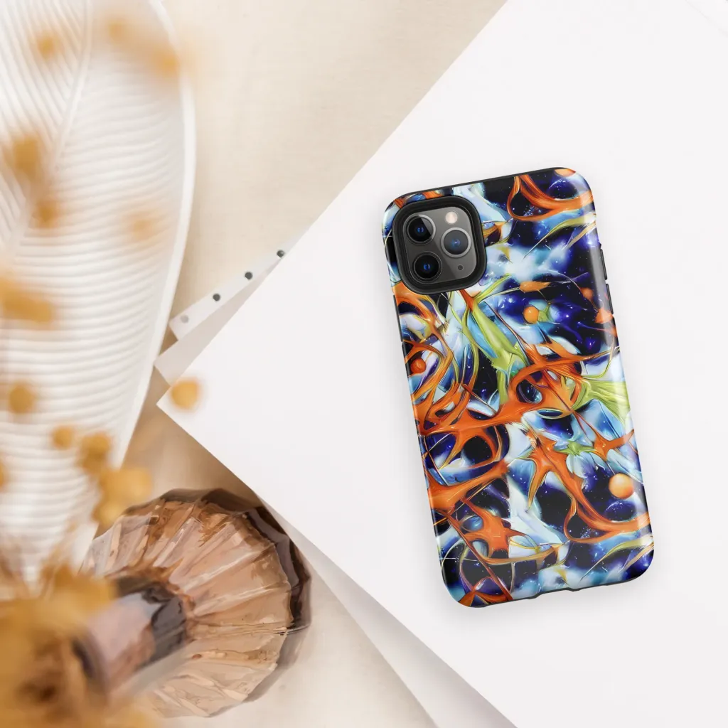 Astral Citrus on Tough Case for iPhone® — Front