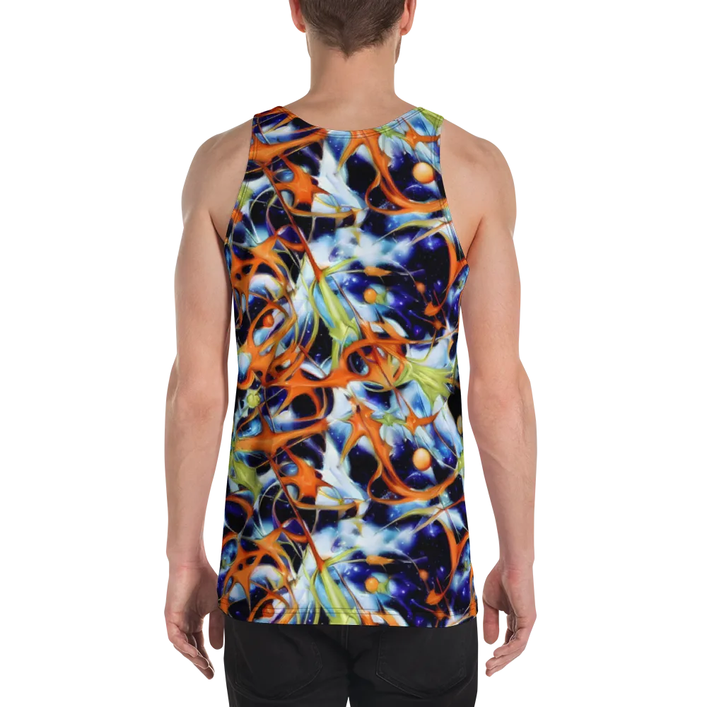 Astral Citrus on Men's Tank Top — Back