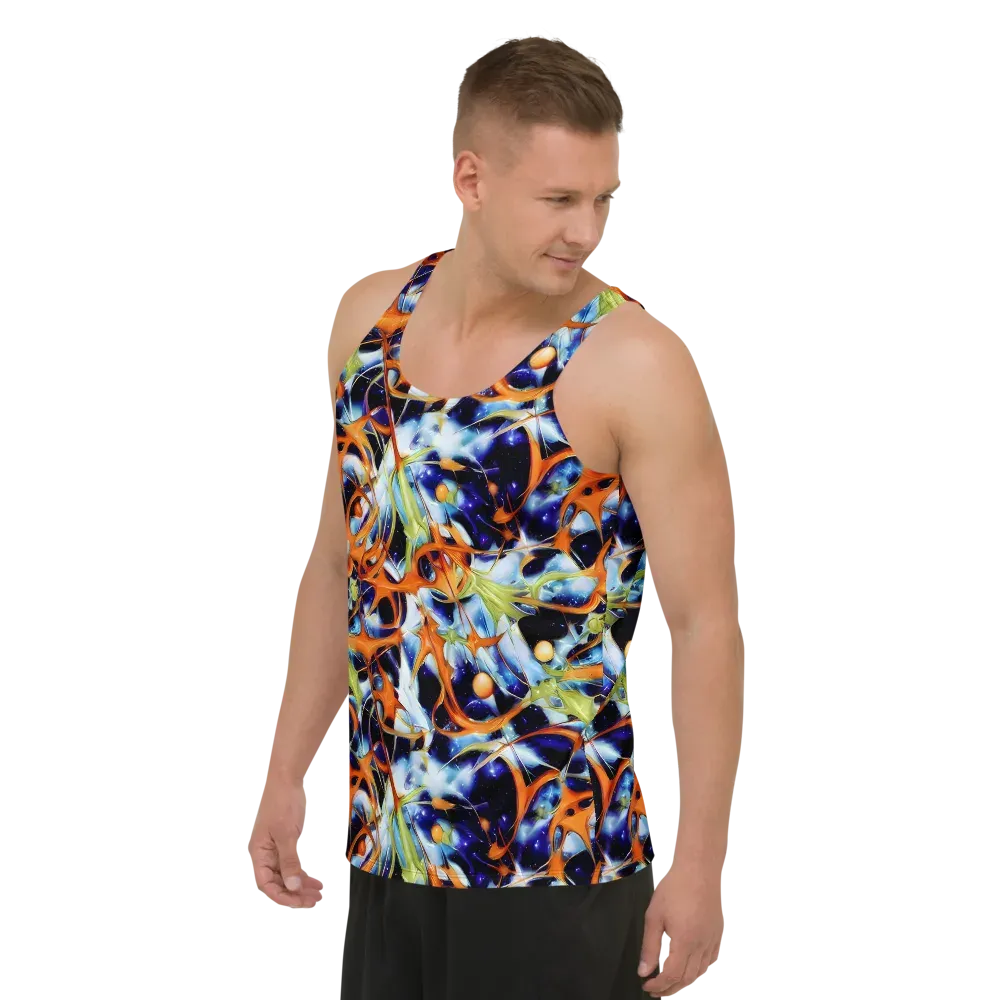 Astral Citrus on Men's Tank Top — Left Front