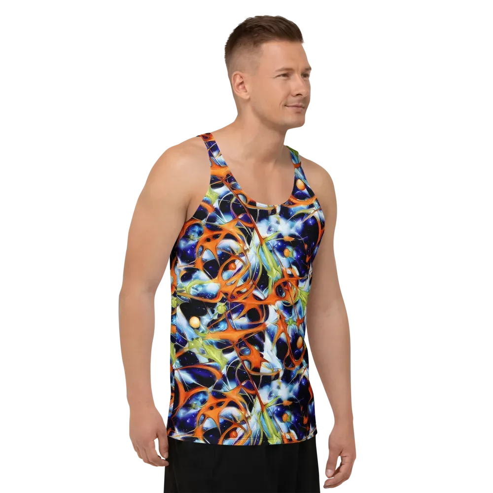 Astral Citrus on Men's Tank Top — Right Front