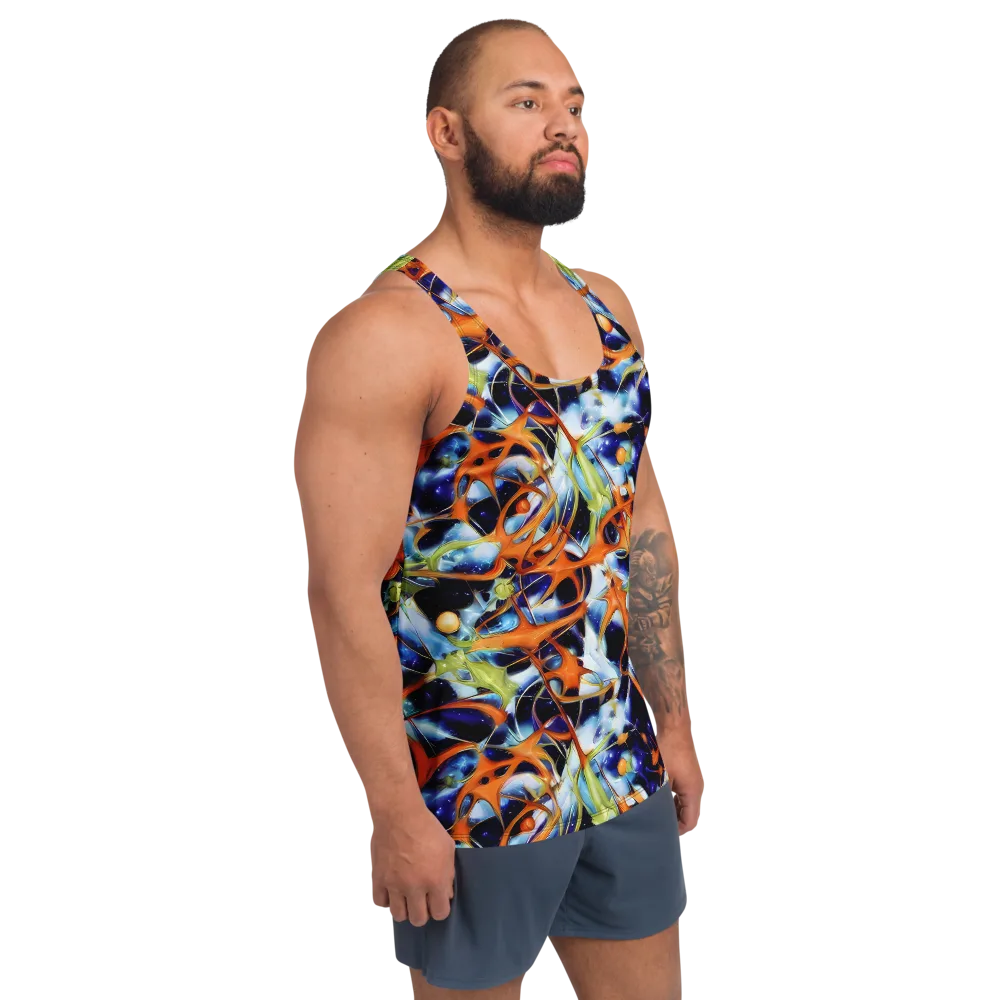 Astral Citrus on Men's Tank Top — Right Front