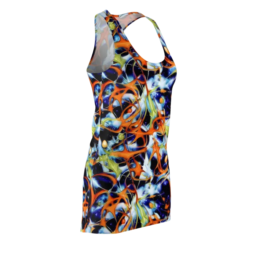 Astral Citrus on Racerback Dress — Front Side