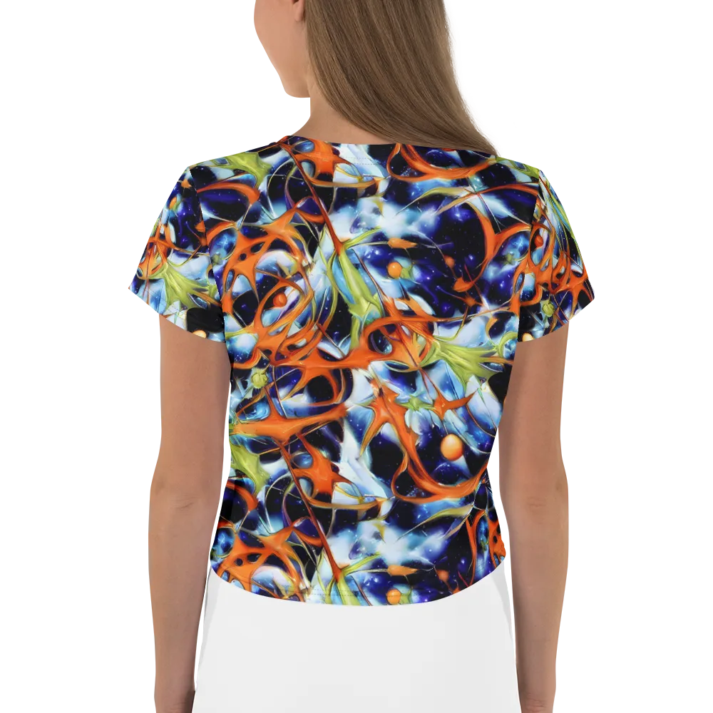 Astral Citrus on Crop Tee — Back