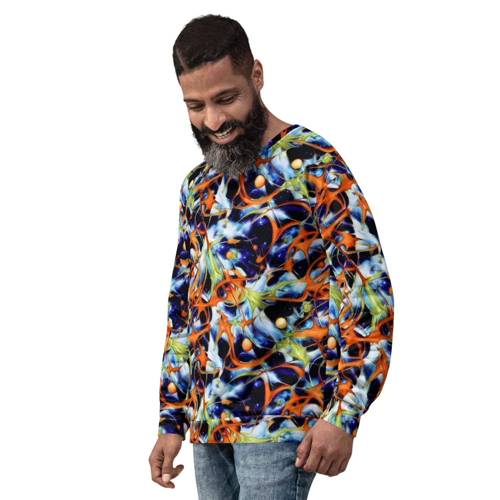 Astral Citrus on Sweatshirt — Left Front