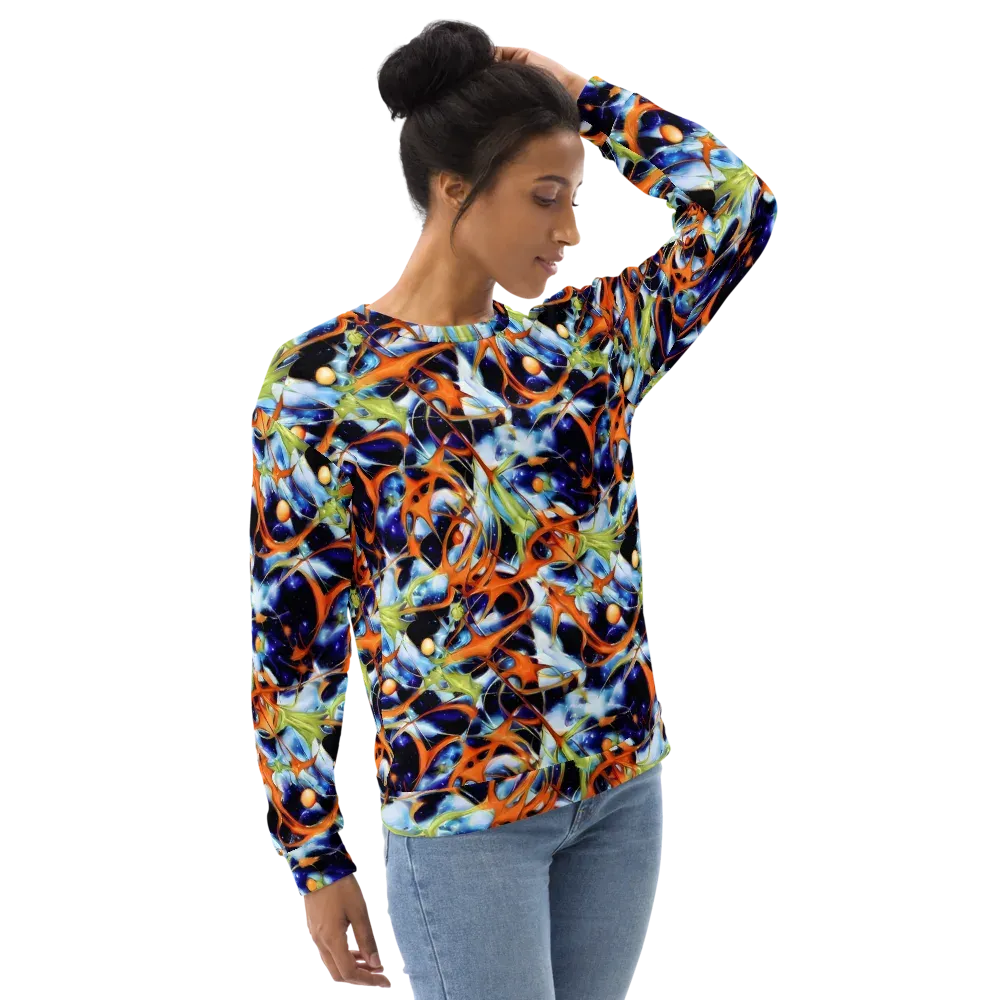 Astral Citrus on Sweatshirt — Right Front