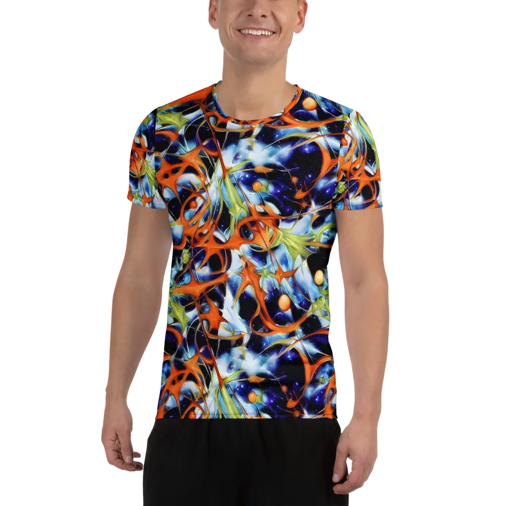 Astral Citrus on Men's Athletic T-Shirt — Front