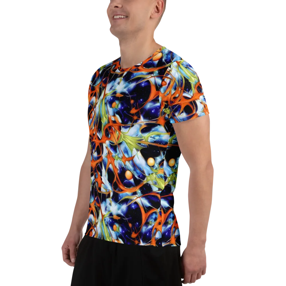 Astral Citrus on Men's Athletic T-Shirt — Left