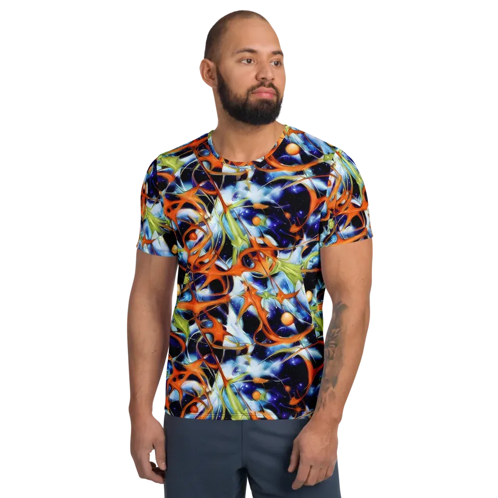 Astral Citrus on Men's Athletic T-Shirt — Front