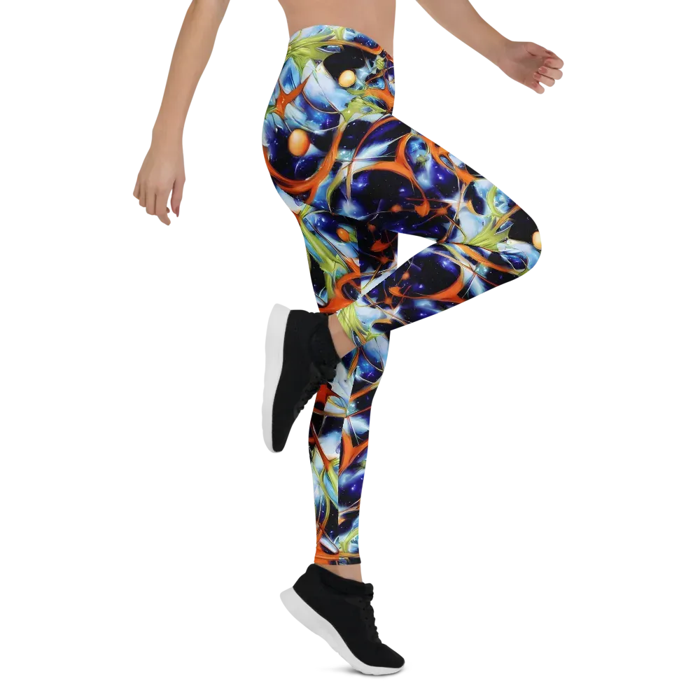 Astral Citrus on Leggings — Right