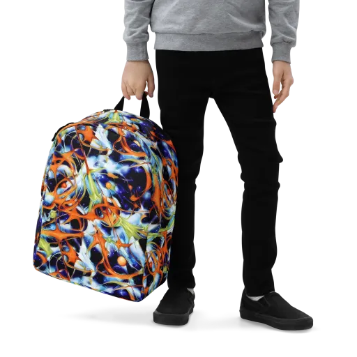 Astral Citrus on a Minimalist Backpack