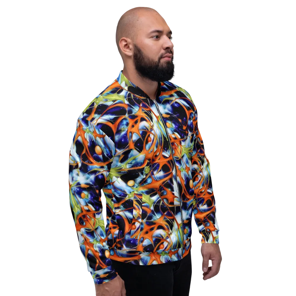 Astral Citrus on Bomber Jacket — Right