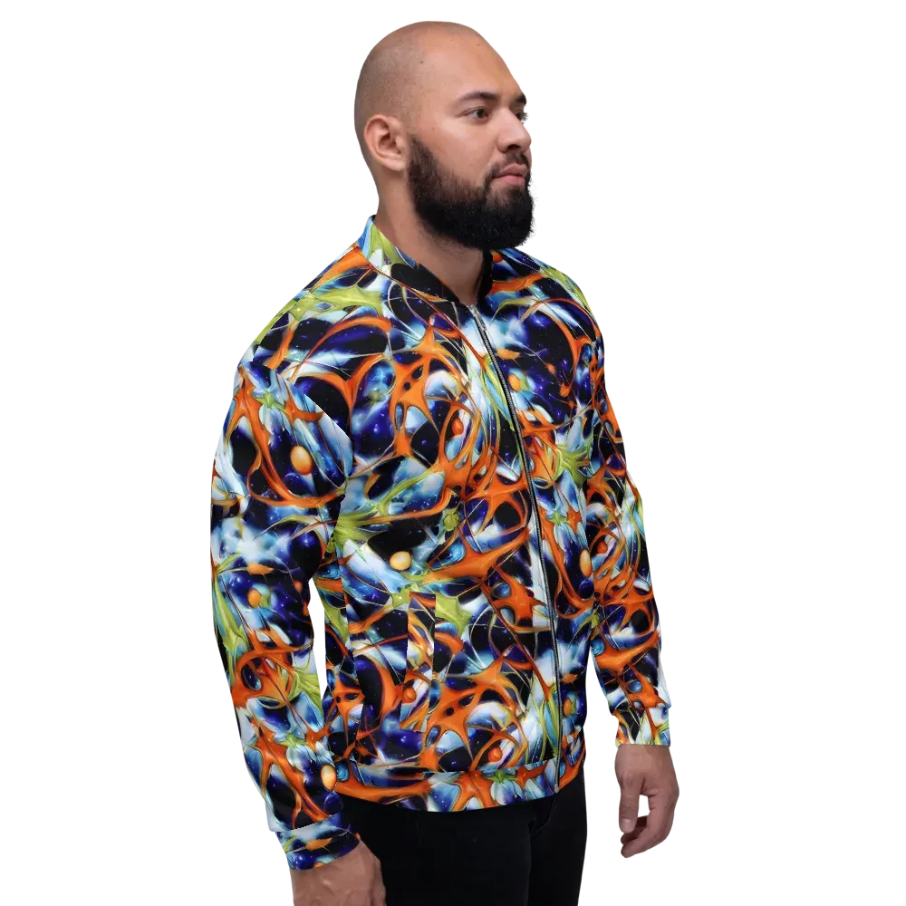 Astral Citrus on Bomber Jacket — Right