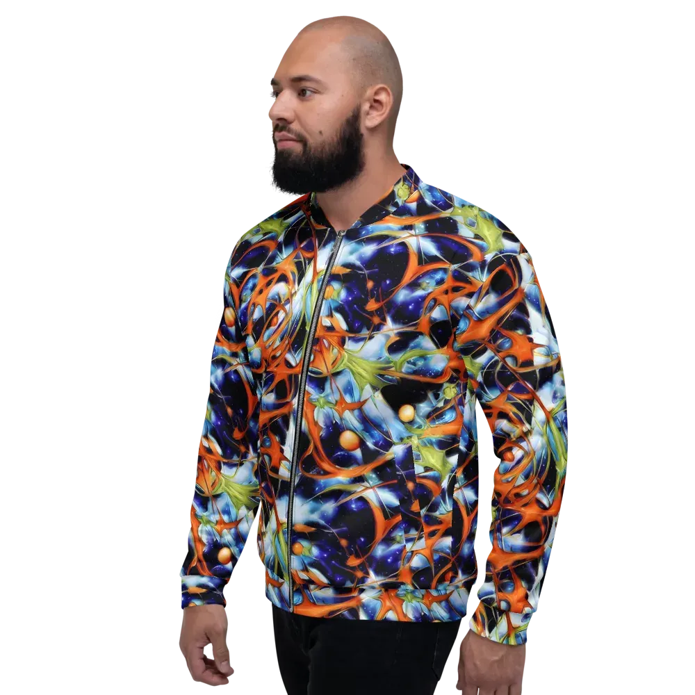 Astral Citrus on Bomber Jacket — Left