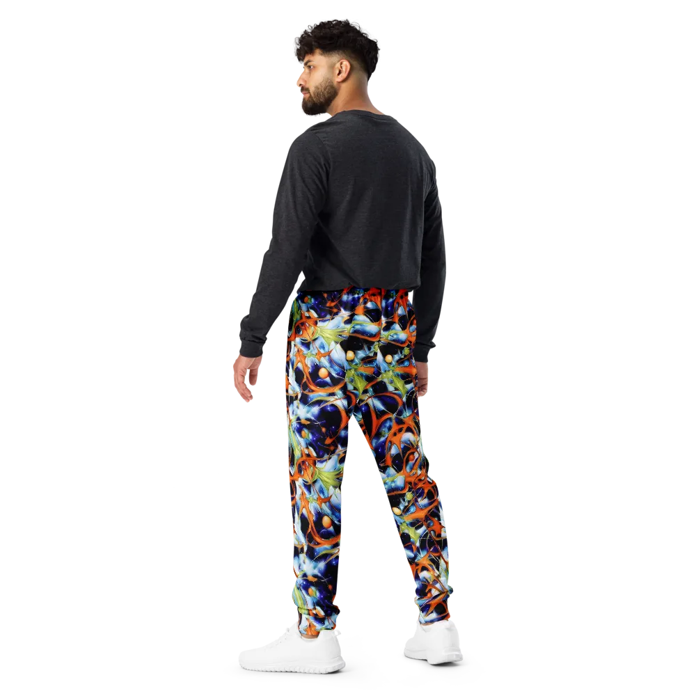 Astral Citrus on Men's Joggers — Back