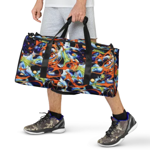Astral Citrus on a Duffle Bag