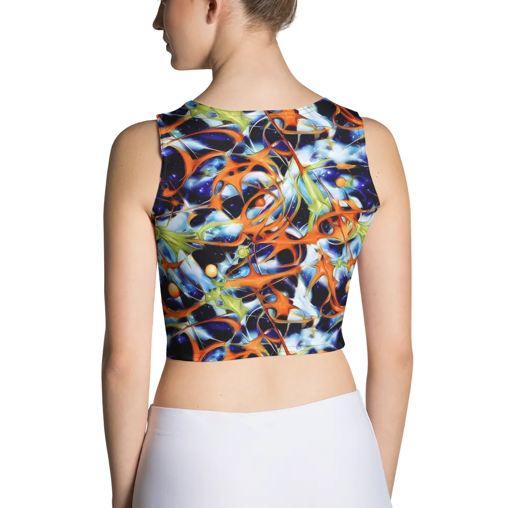 Astral Citrus on Crop Top — Back