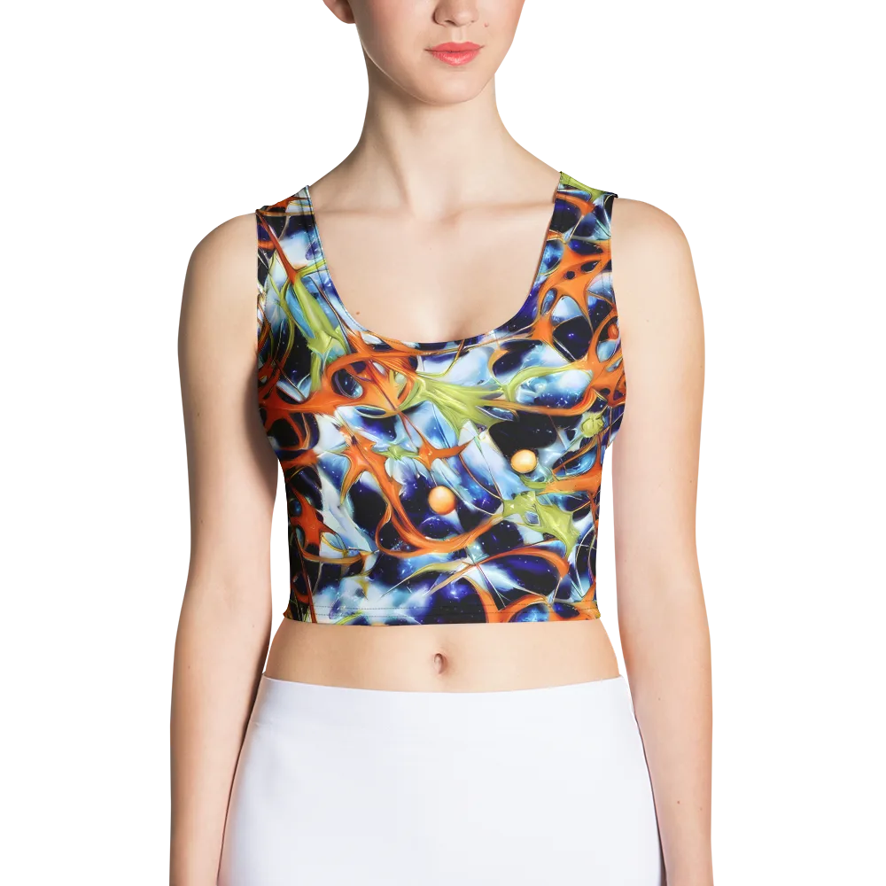 Astral Citrus on Crop Top — Front