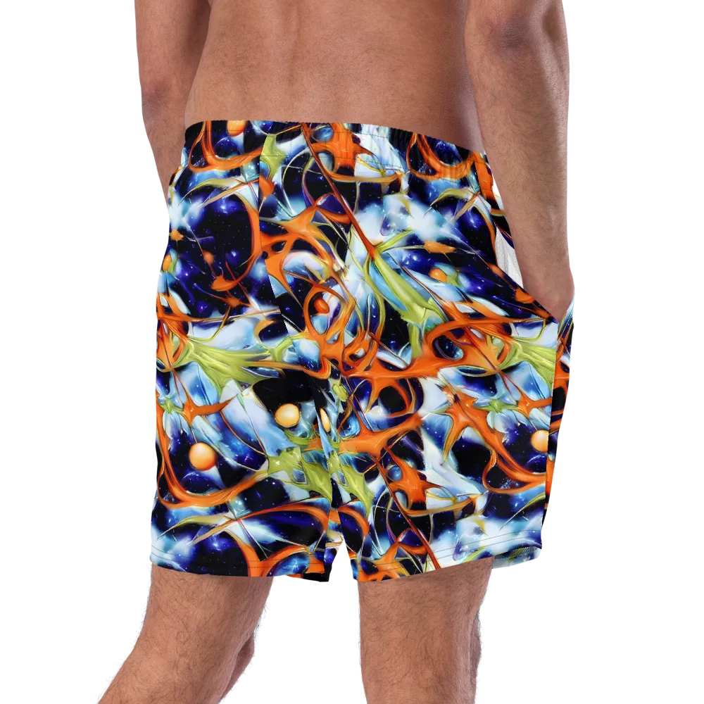 Astral Citrus on Swim Trunks — Right Back