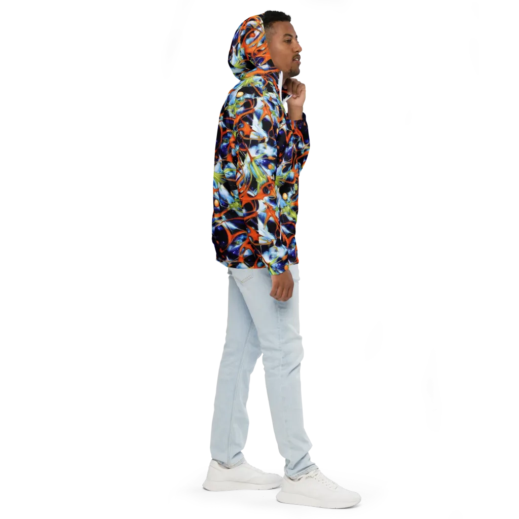 Astral Citrus on Men's Windbreaker — Right