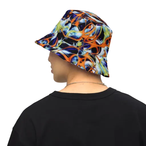 Astral Citrus on a Reversible Bucket Hat