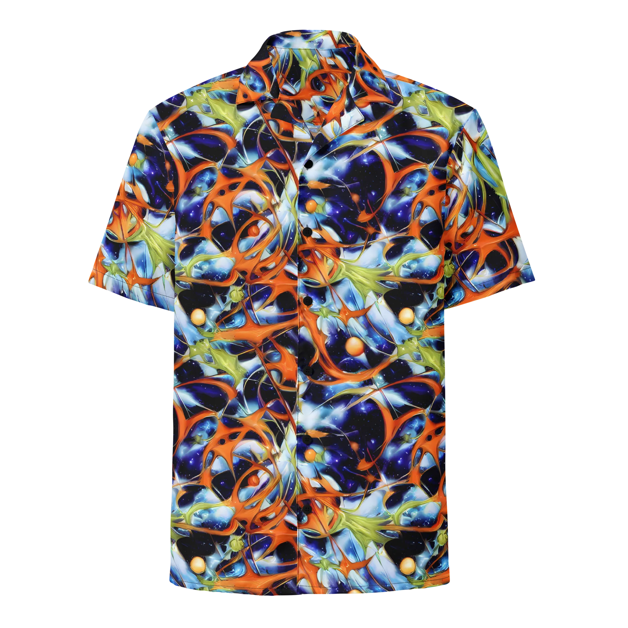 Astral Citrus on Button Shirt — Front
