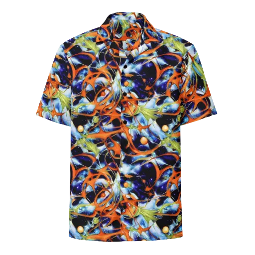 Astral Citrus on a Button Shirt