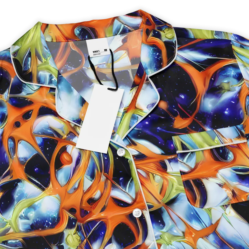 Astral Citrus on Women's Short Sleeve Pajama Top — Product details