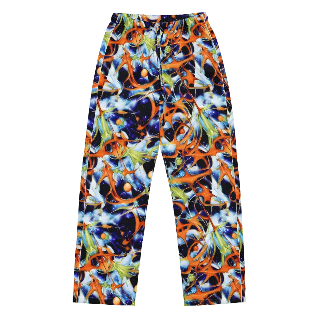 Astral Citrus on Women's Pajama Pants — Front