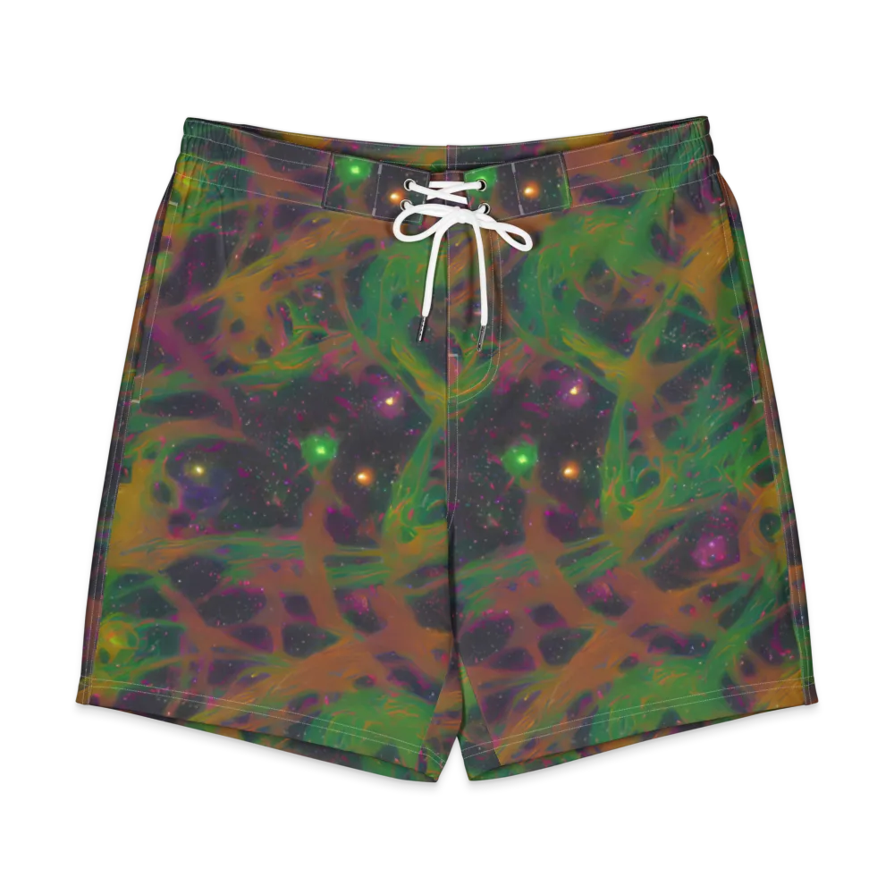 Starfall Reverie on Men's Board Shorts — Front