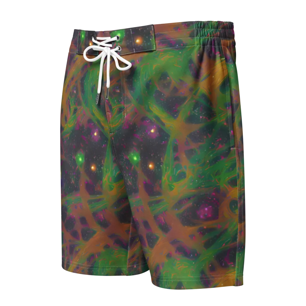 Starfall Reverie on Men's Board Shorts — Front