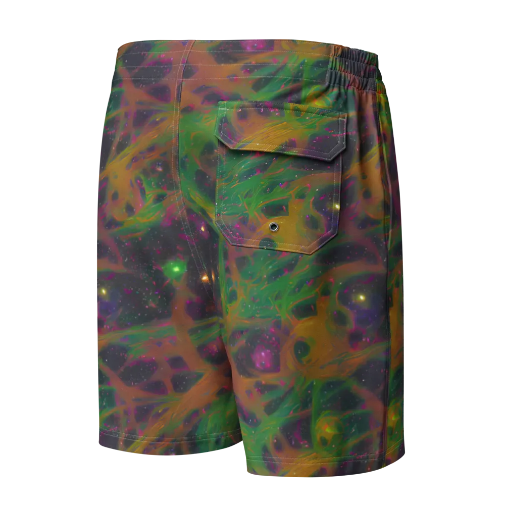 Starfall Reverie on Men's Board Shorts — Back