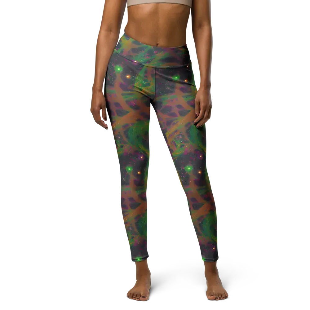 Starfall Reverie on Yoga Leggings — Front