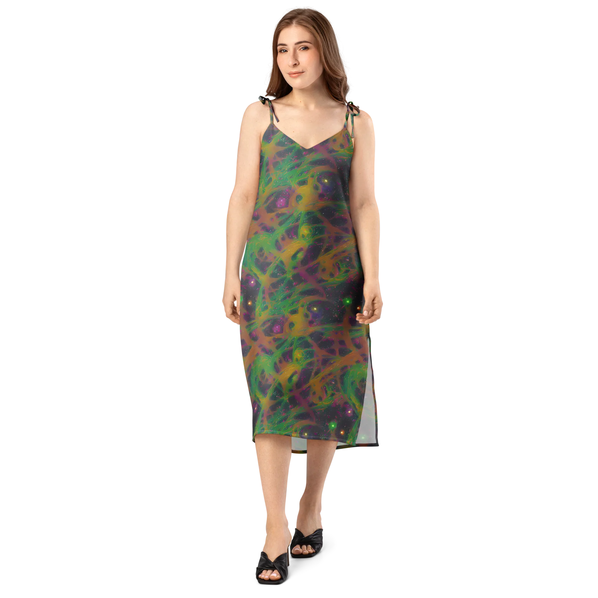 Starfall Reverie on Slip Dress — Front