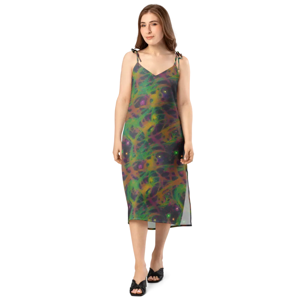 Starfall Reverie on Slip Dress — Front