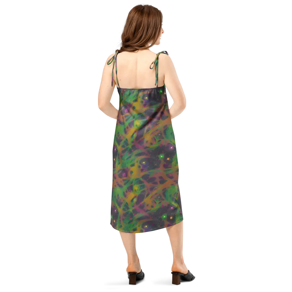 Starfall Reverie on Slip Dress — Back