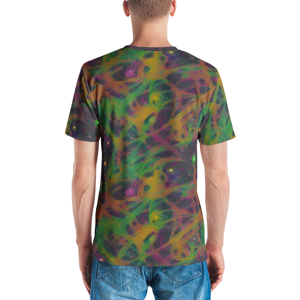 Starfall Reverie on Men's Crew Neck T-Shirt — Back