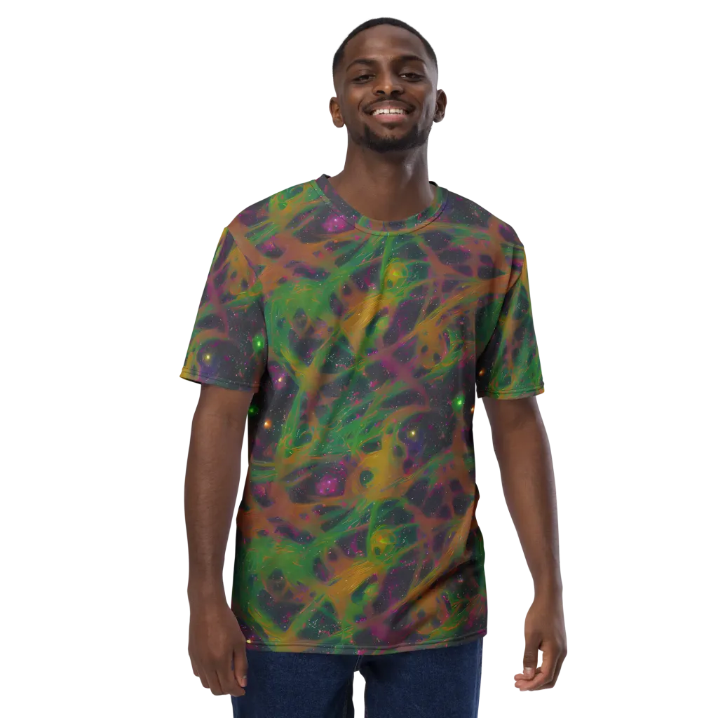 Starfall Reverie on Men's Crew Neck T-Shirt — Front