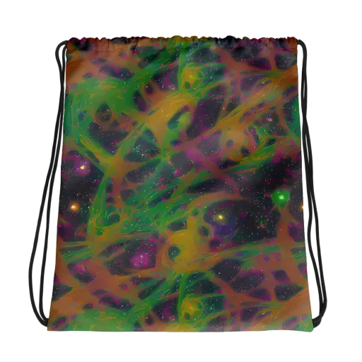 Starfall Reverie on a Drawstring Bag
