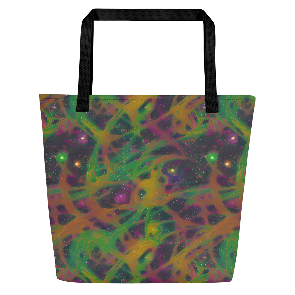 Starfall Reverie on Large Tote Bag W/ Pocket — Front